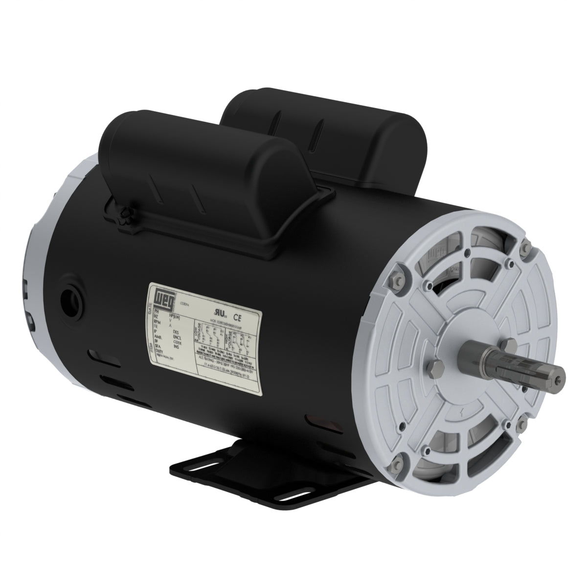 1HP WEG 3600RPM 56.0 TEFC 1PH MOTOR 00136OS1BCD56-S