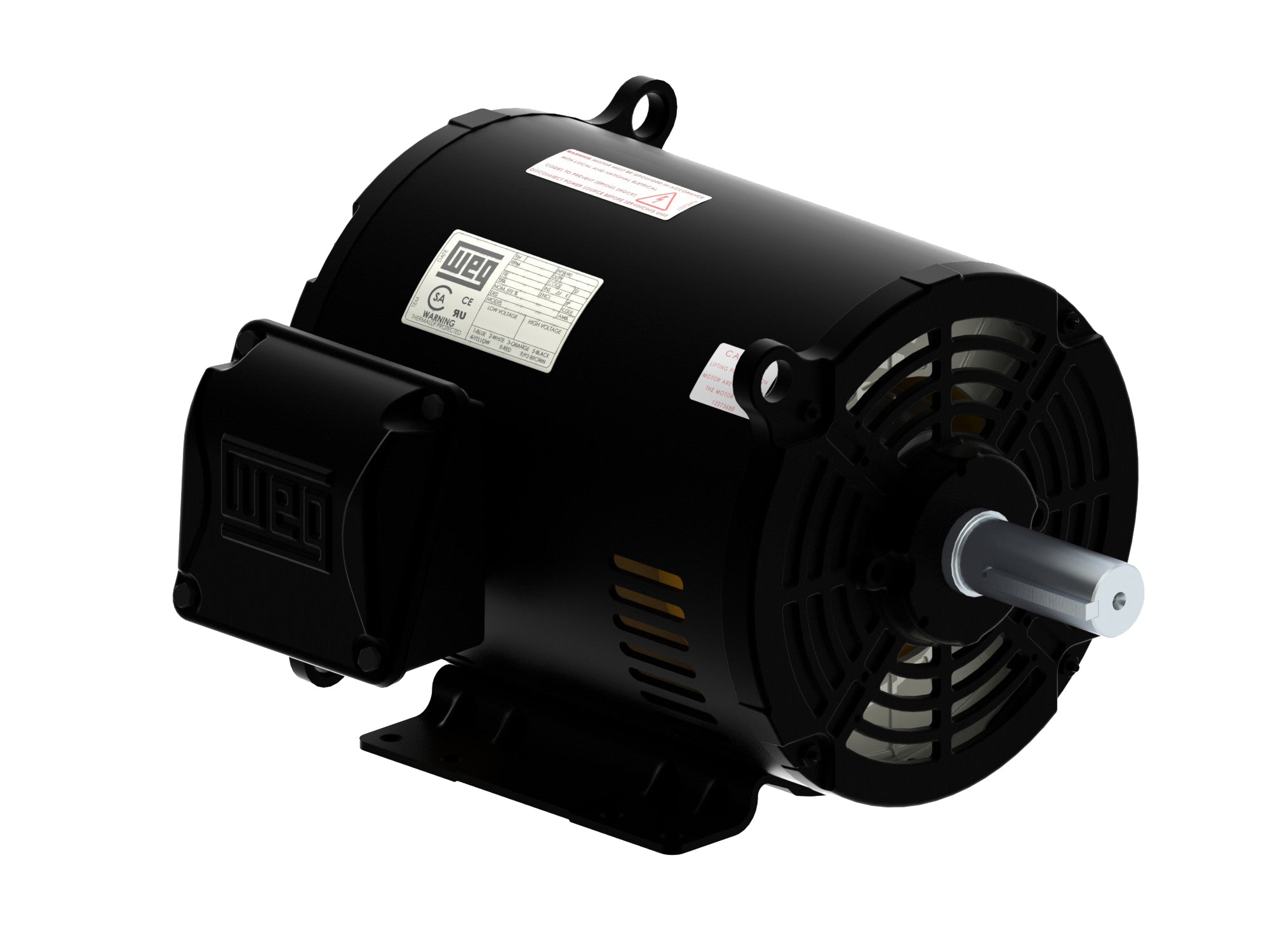 2HP WEG 1800RPM 56H ODP 3PH MOTOR 00218OT3E56-S