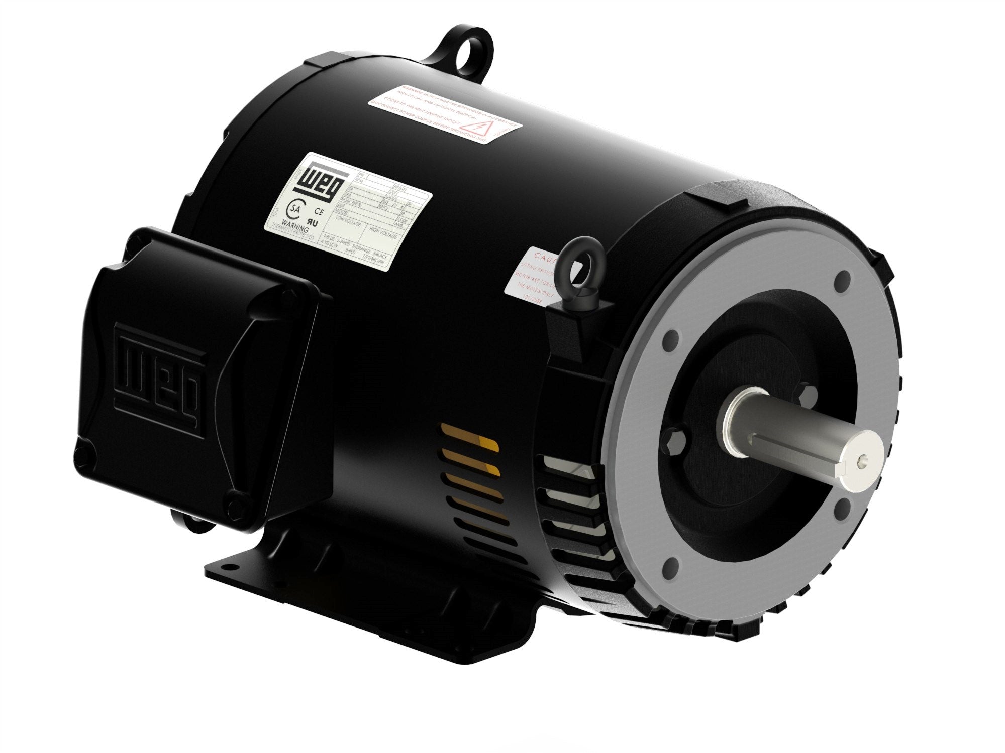 2HP WEG 1800RPM 56HC ODP 3PH MOTOR 00218OT3E56C-S